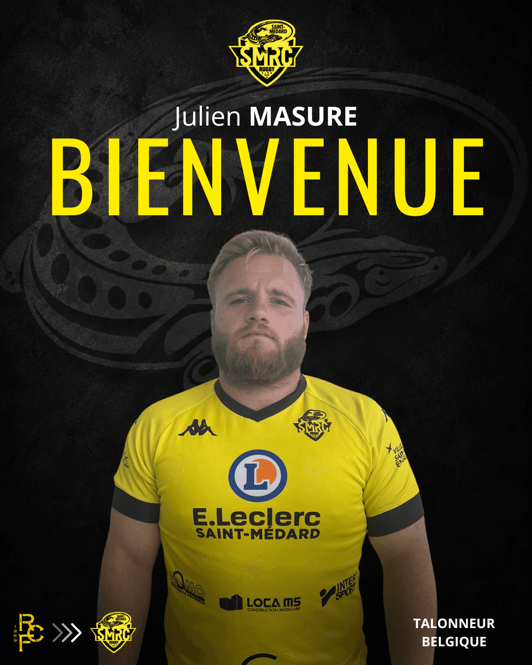 RECRUE : JULIEN MASURE