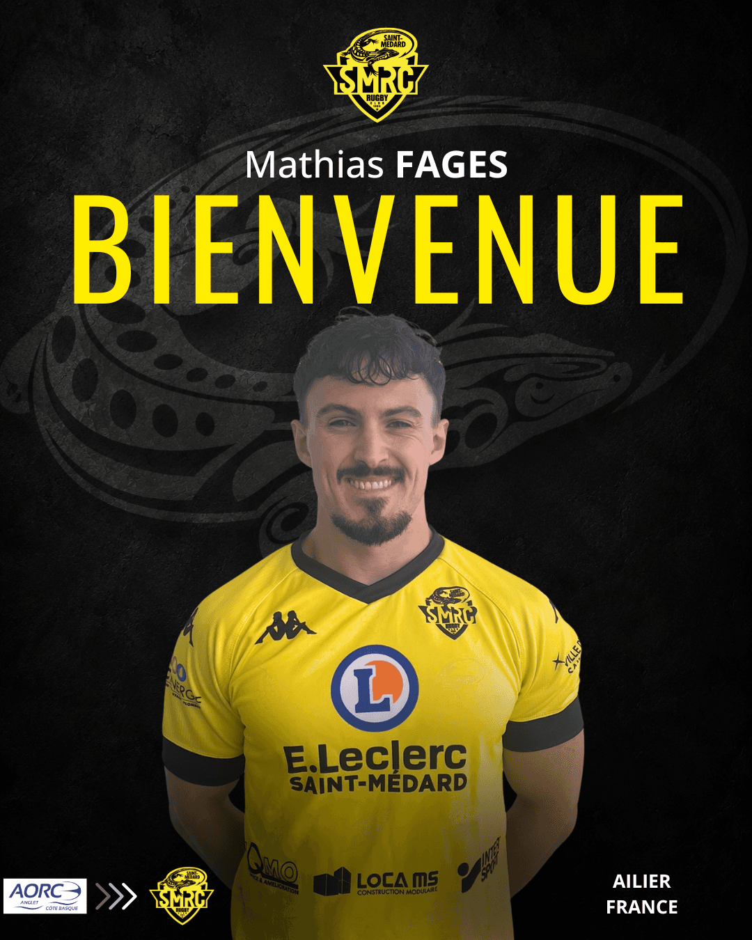 RECRUE : MATHIAS FAGES